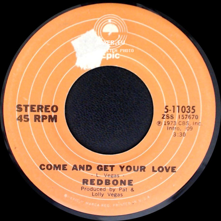 Redbone - Day To Day Life / Come And Get Your Love side B