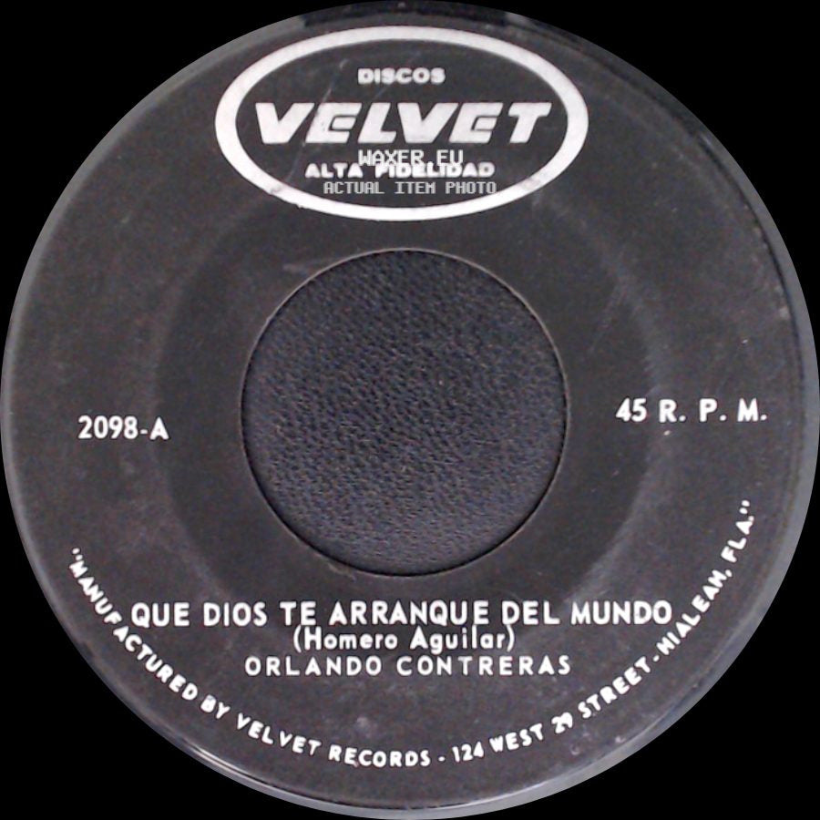 Orlando Contreras - Rescate / Que Dios Te Arranque Del Mundo side B