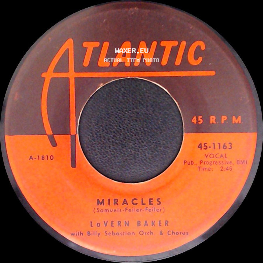 Lavern Baker With Billy Sebastian Orch. & Chorus - St. Louis Blues / Miracles side B