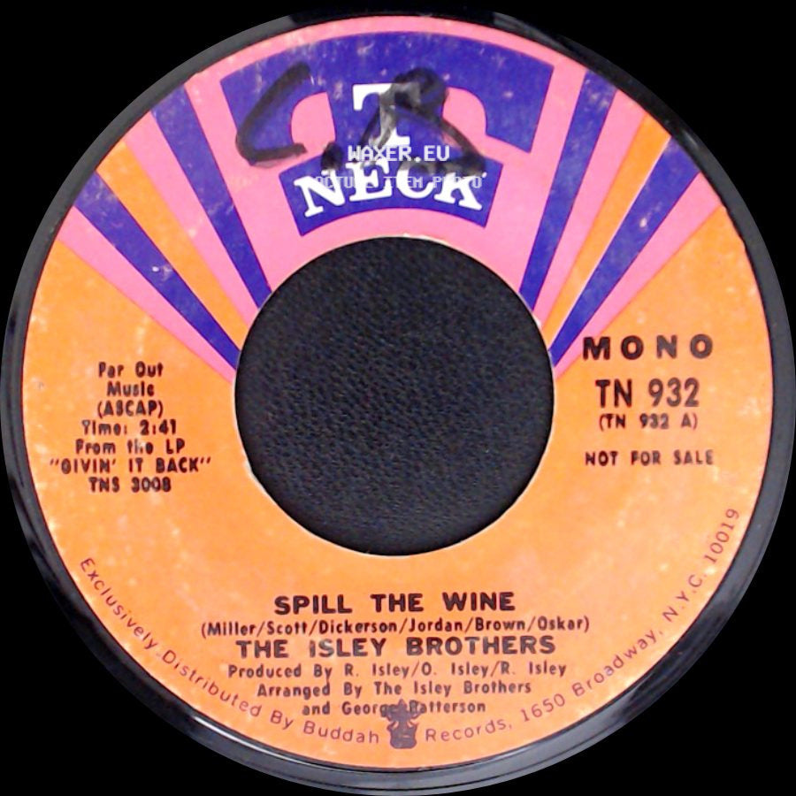 The Isley Brothers - Spill The Wine / Spill The Wine side A