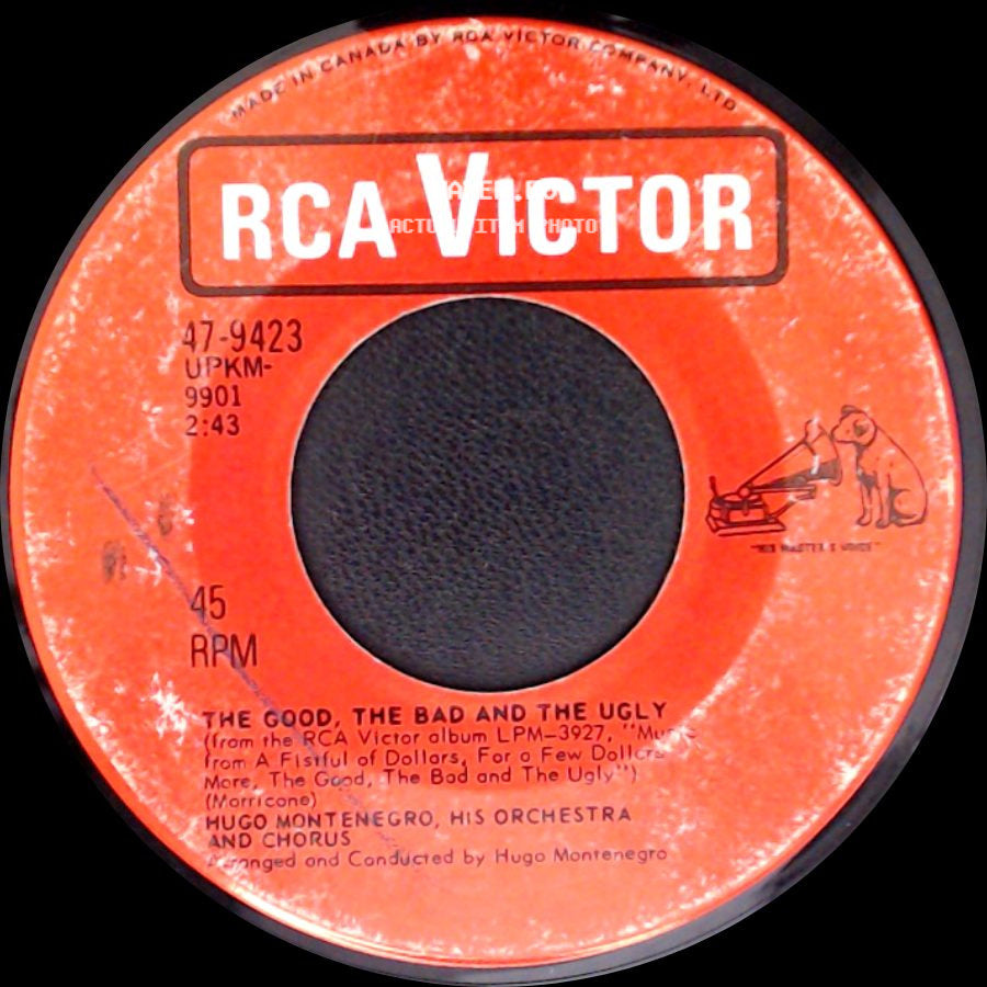 Hugo Montenegro, His Orchestra And Chorus - The Good, The Bad And The Ugly / March With Hope side A