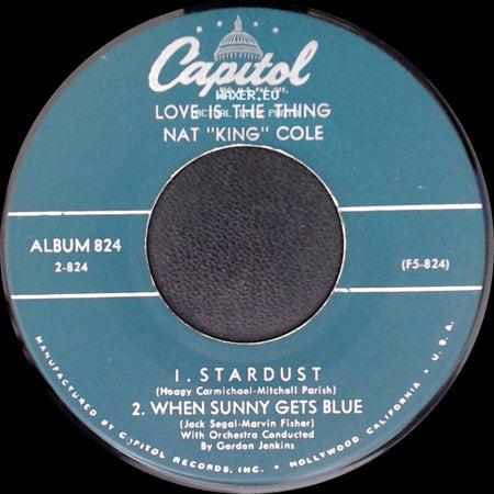 Nat "King" Cole - Love Is The Thing / Love Is The Thing side A