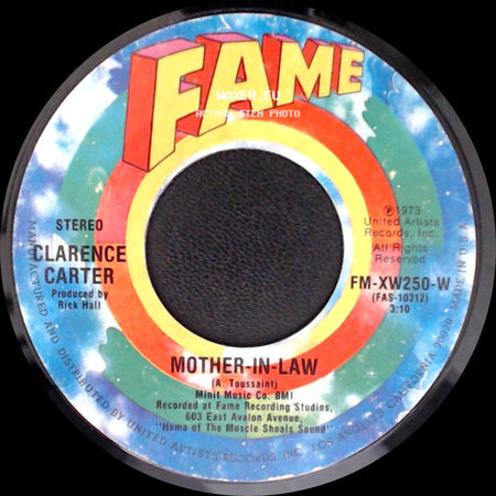 Clarence Carter - Sixty Minute Man / Mother-In-Law side B