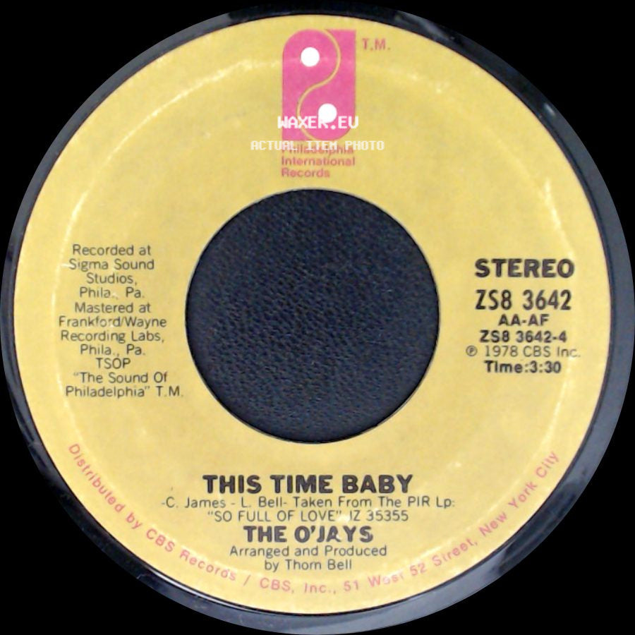 The O'jays - This Time Baby / Use Ta Be My Girl side A