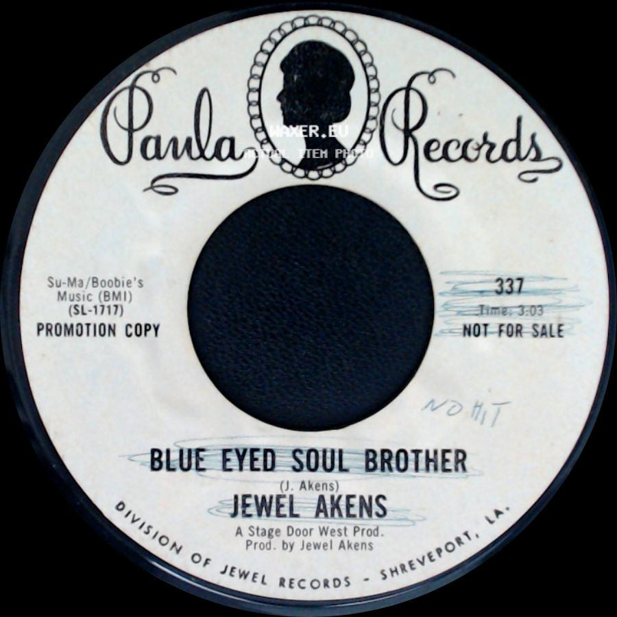 Jewel Akens - Blue Eyed Soul Brother / Why Do You Want To Go Away side A