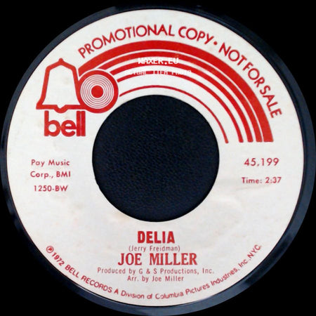 Joe Miller - Delia / Tightrope side A
