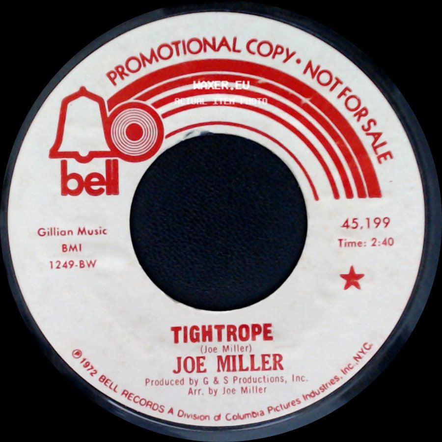 Joe Miller - Delia / Tightrope side B