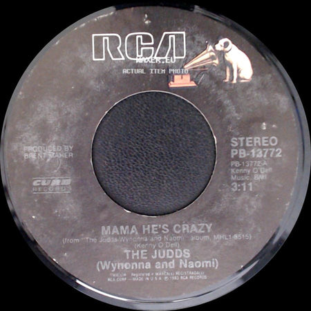 The Judds (Wynonna And Naomi) - Mama He's Crazy / Down Home side A