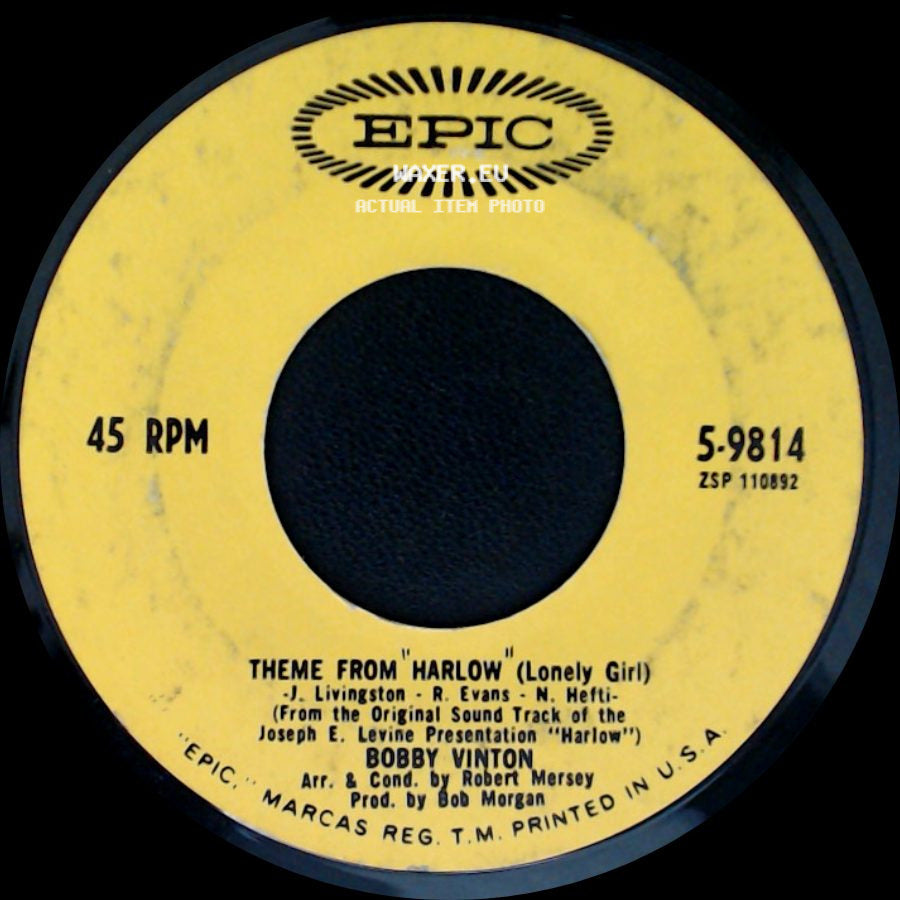 Bobby Vinton - If I Should Lose Your Love / Theme From "Harlow" (Lonely Girl) side B