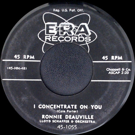 Ronnie Deauville - I Concentrate On You / As Children Do side A