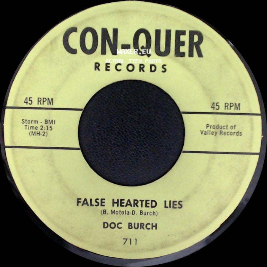 Doc Burch - Catch A Little Moonbeam / False Hearted Lies side B