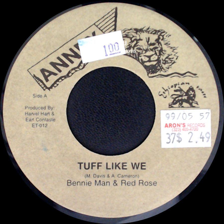 Bennie Man & Red Rose - Tuff Like We / Version side A