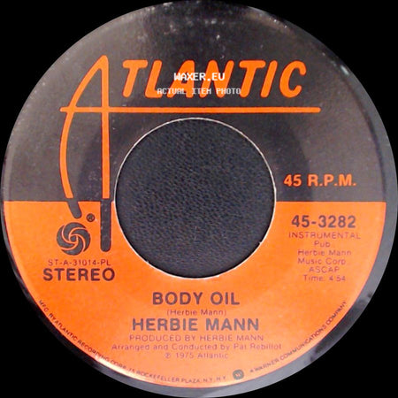 Herbie Mann - Body Oil / Waterbed side A