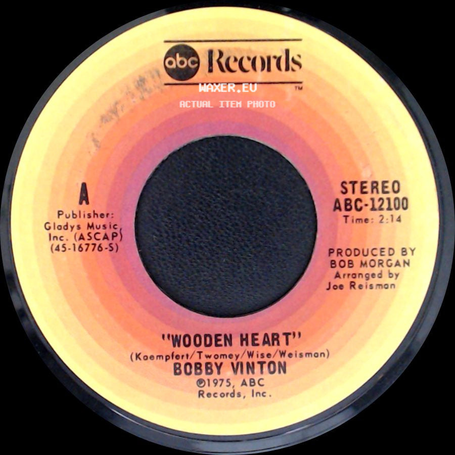 Bobby Vinton - Polka Pose / Wooden Heart side B