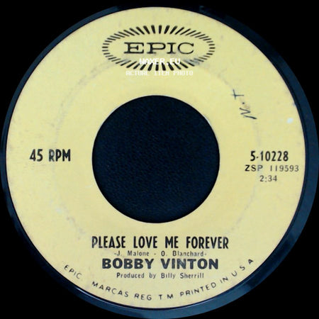 Bobby Vinton - Miss America / Please Love Me Forever side B