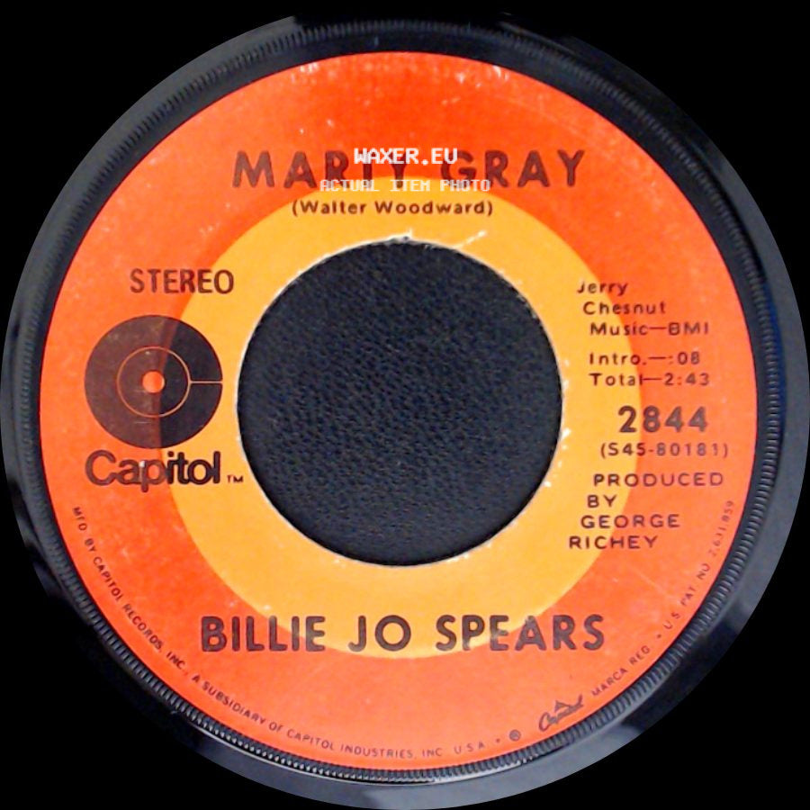 Billie Jo Spears - True Love / Marty Gray side B