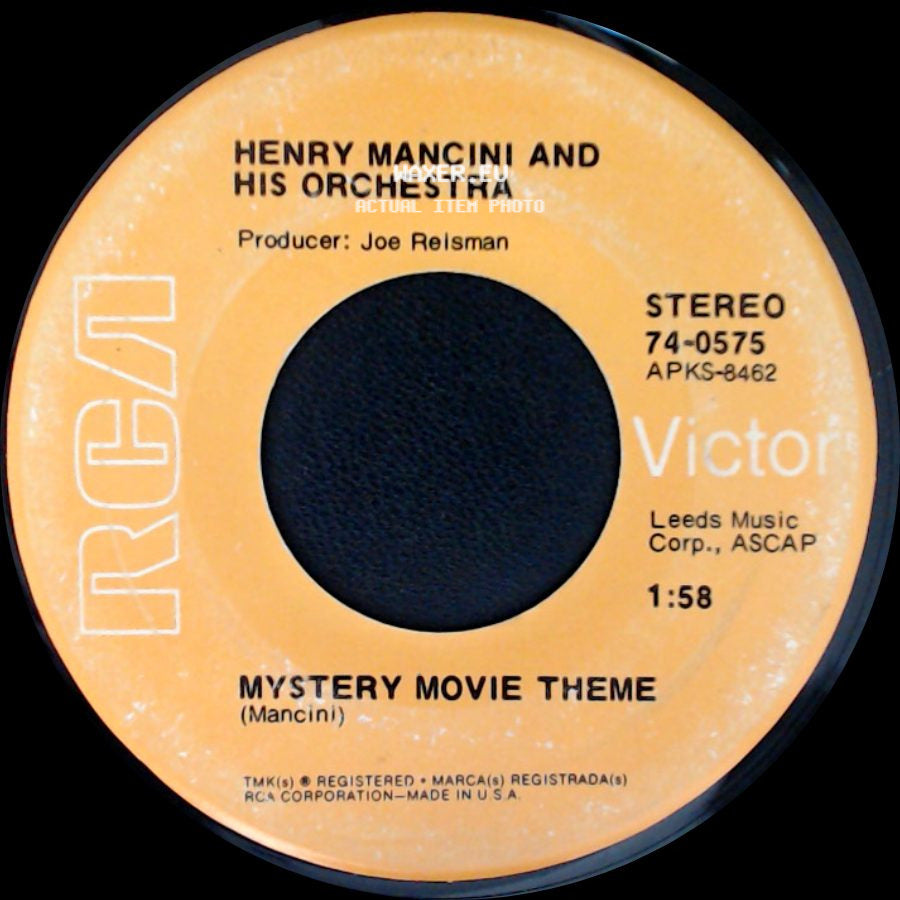 Henry Mancini And His Orchestra - Theme From "Cade's County" / Mystery Movie Theme side B