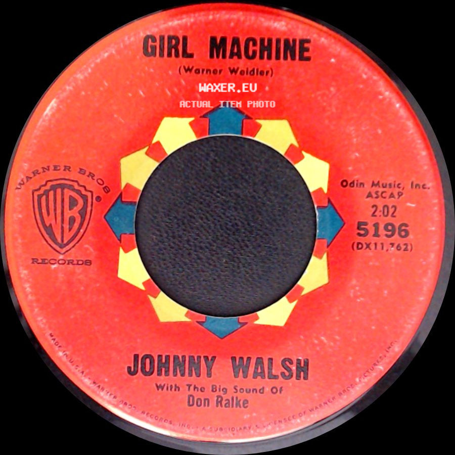 Johnny Walsh With Sir Chauncey And His Orchestra / Johnny Walsh - Beautiful Obsession / Girl Machine side B