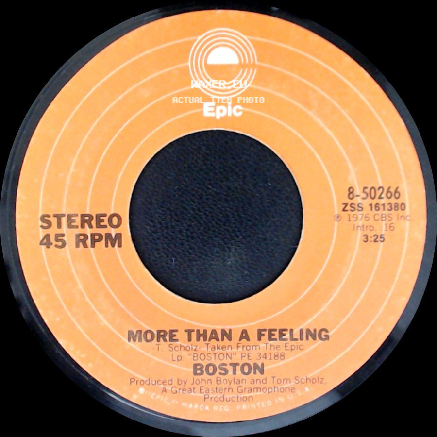 Boston - More Than A Feeling / Smokin' side A