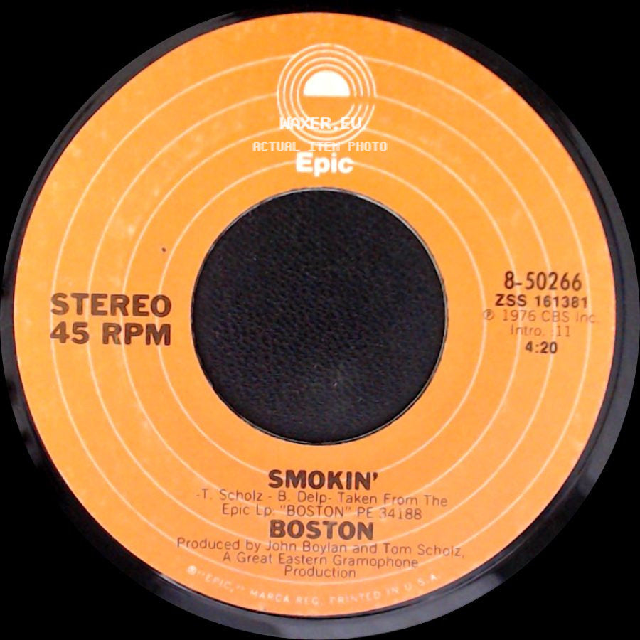 Boston - More Than A Feeling / Smokin' side B