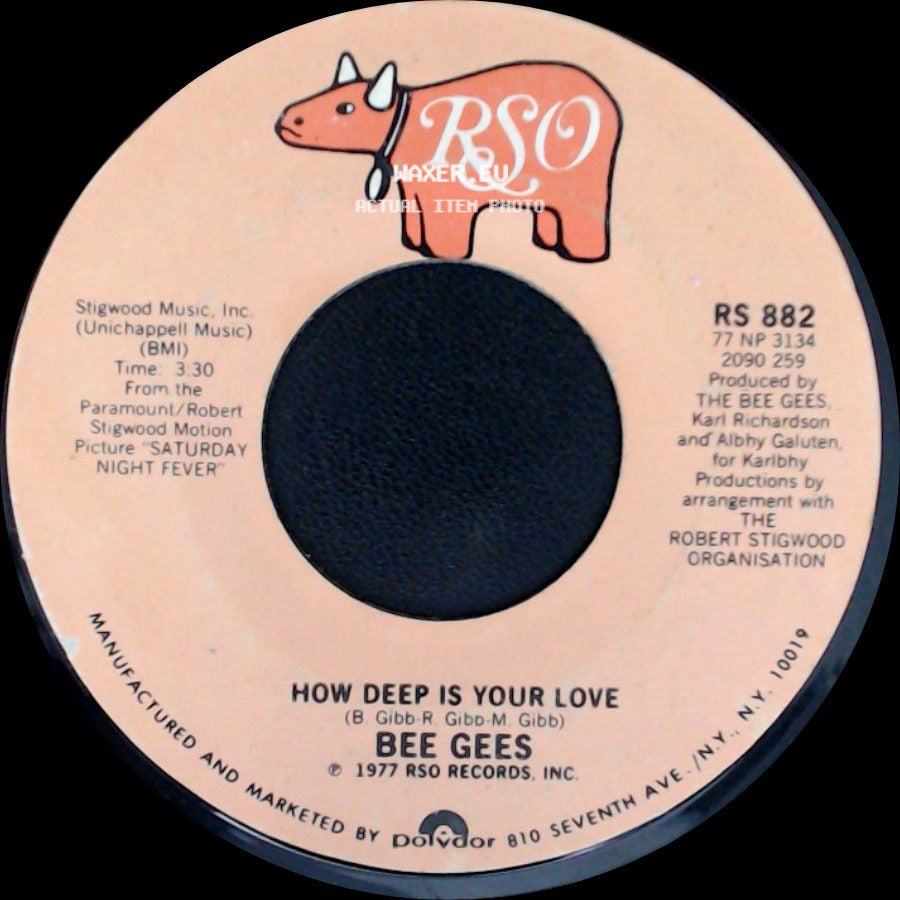 Bee Gees - How Deep Is Your Love / Can't Keep A Good Man Down side A