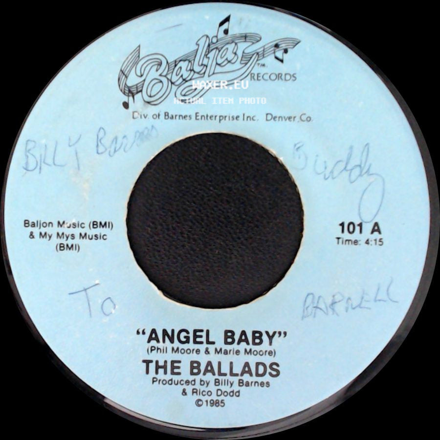 The Ballads - For Phil / Angel Baby side B