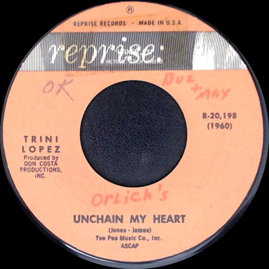 Trini Lopez - Unchain My Heart / If I Had A Hammer side A