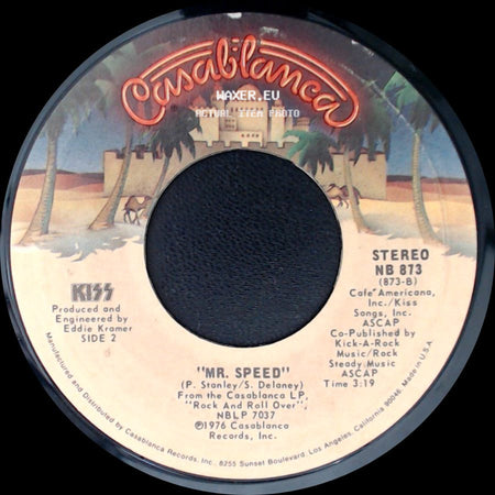 Kiss - Hard Luck Woman / Mr. Speed side B