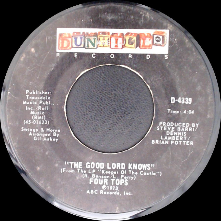 Four Tops - The Good Lord Knows / Ain't No Woman (Like The One I've Got) side A