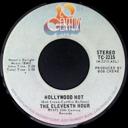 The Eleventh Hour - Hollywood Hotter (Instrumental) / Hollywood Hot side B