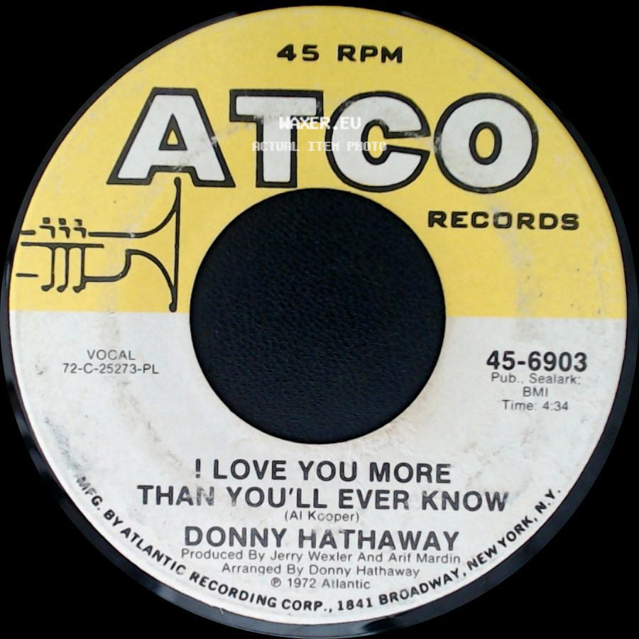 Donny Hathaway - Lord Help Me / I Love You More Than You'll Ever Know side B