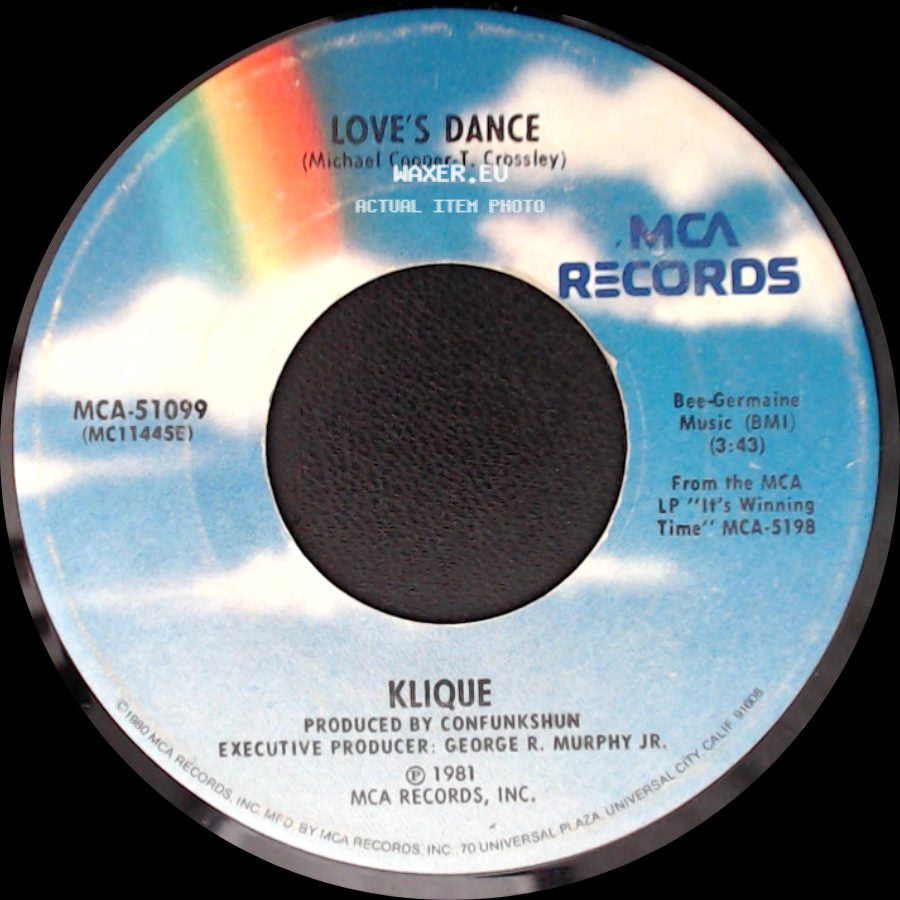 Klique - Love's Dance / From Now On side A