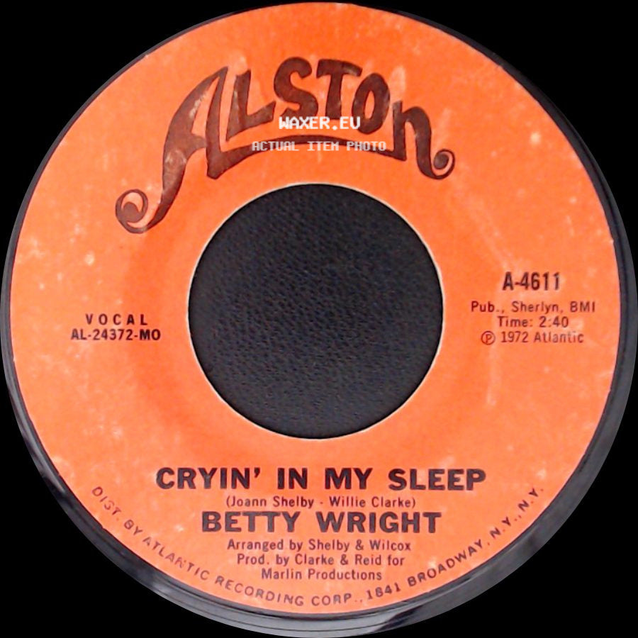 Betty Wright - Cryin' In My Sleep / Is It You Girl side A