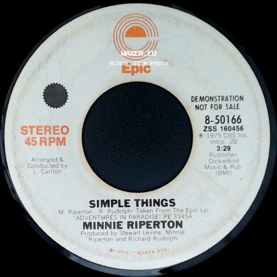 Minnie Riperton - Simple Things / Simple Things side B