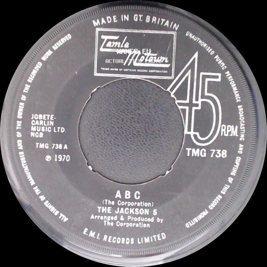 The Jackson 5 - A B C / The Young Folks side A