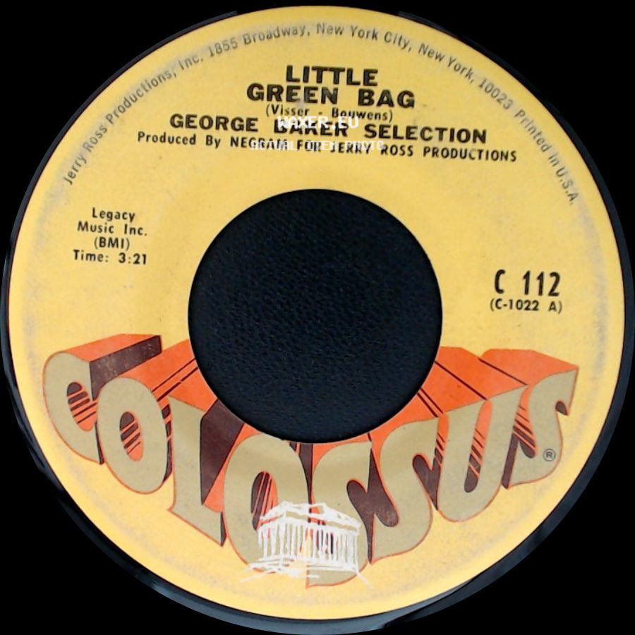 George Baker Selection - Little Green Bag / Pretty Little Dreamer side A