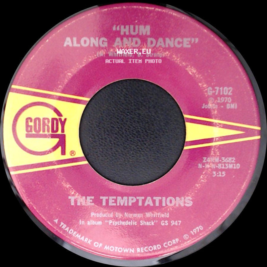 The Temptations - Hum Along And Dance / Ungena Za Ulimwengu (Unite The Worlds) side A