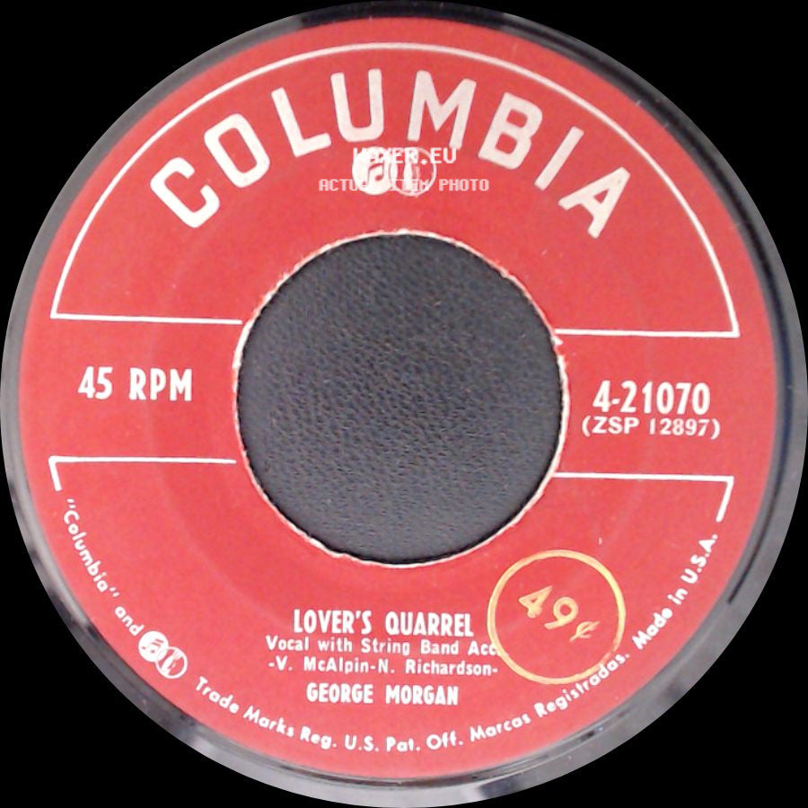 George Morgan - Lover's Quarrel / Most Of All side A