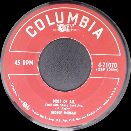 George Morgan - Lover's Quarrel / Most Of All side B