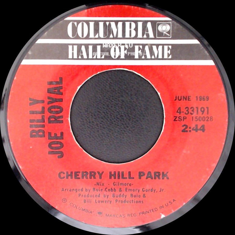 Billy Joe Royal - Cherry Hill Park / Down In The Boondocks side A