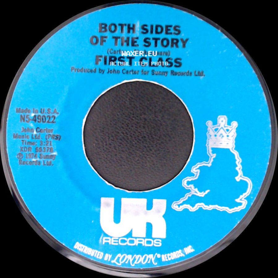 First Class - Beach Baby / Both Sides Of The Story side B