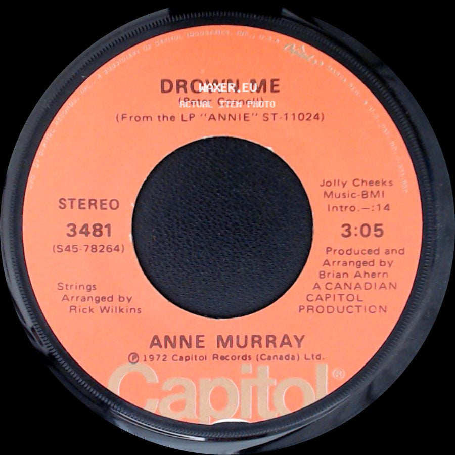Anne Murray - Danny's Song / Drown Me side B