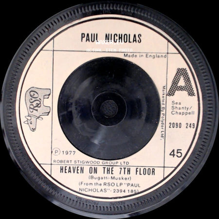 Paul Nicholas - Heaven On The 7Th Floor / Do You Want My Love side A