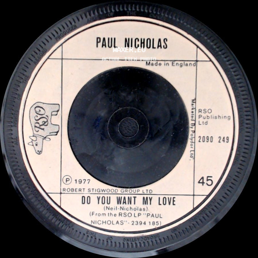 Paul Nicholas - Heaven On The 7Th Floor / Do You Want My Love side B