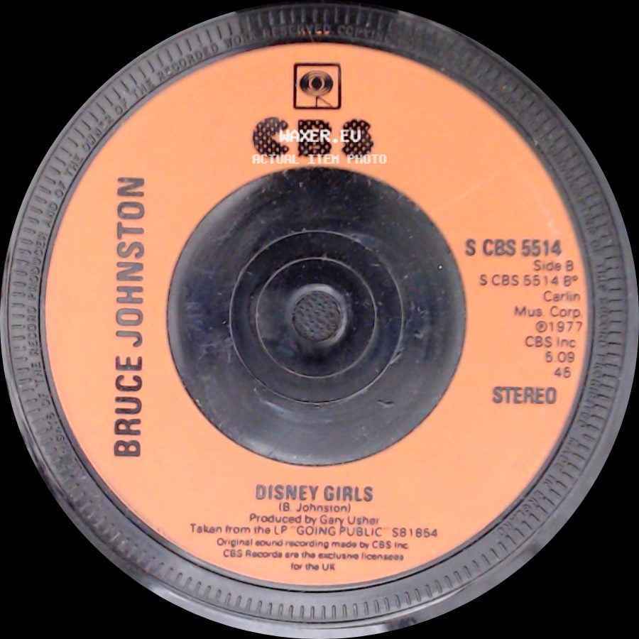 Bruce Johnston - Pipeline / Disney Girls side B