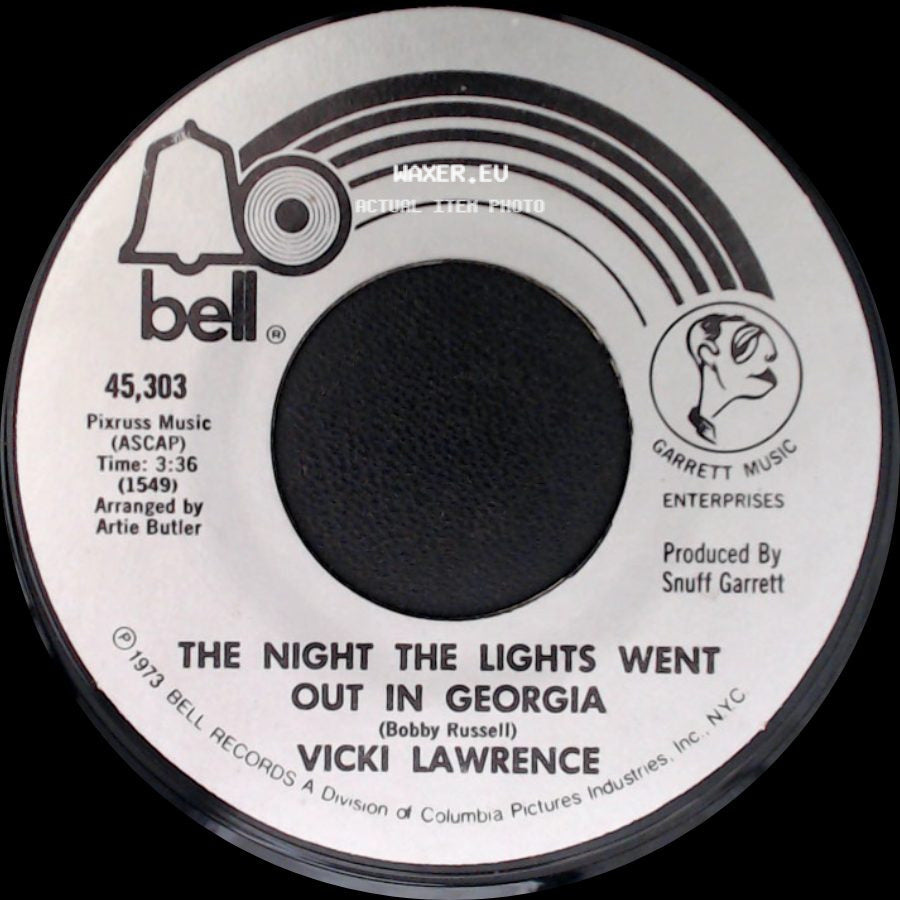 Vicki Lawrence - The Night The Lights Went Out In Georgia / Dime A Dance side A