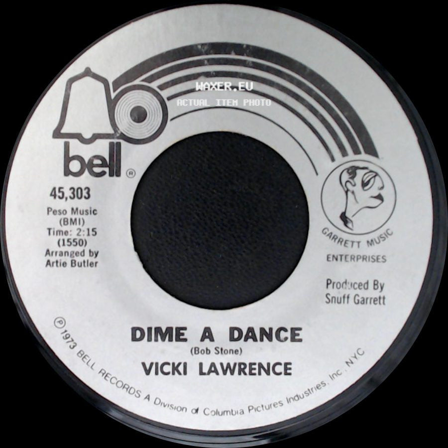 Vicki Lawrence - The Night The Lights Went Out In Georgia / Dime A Dance side B