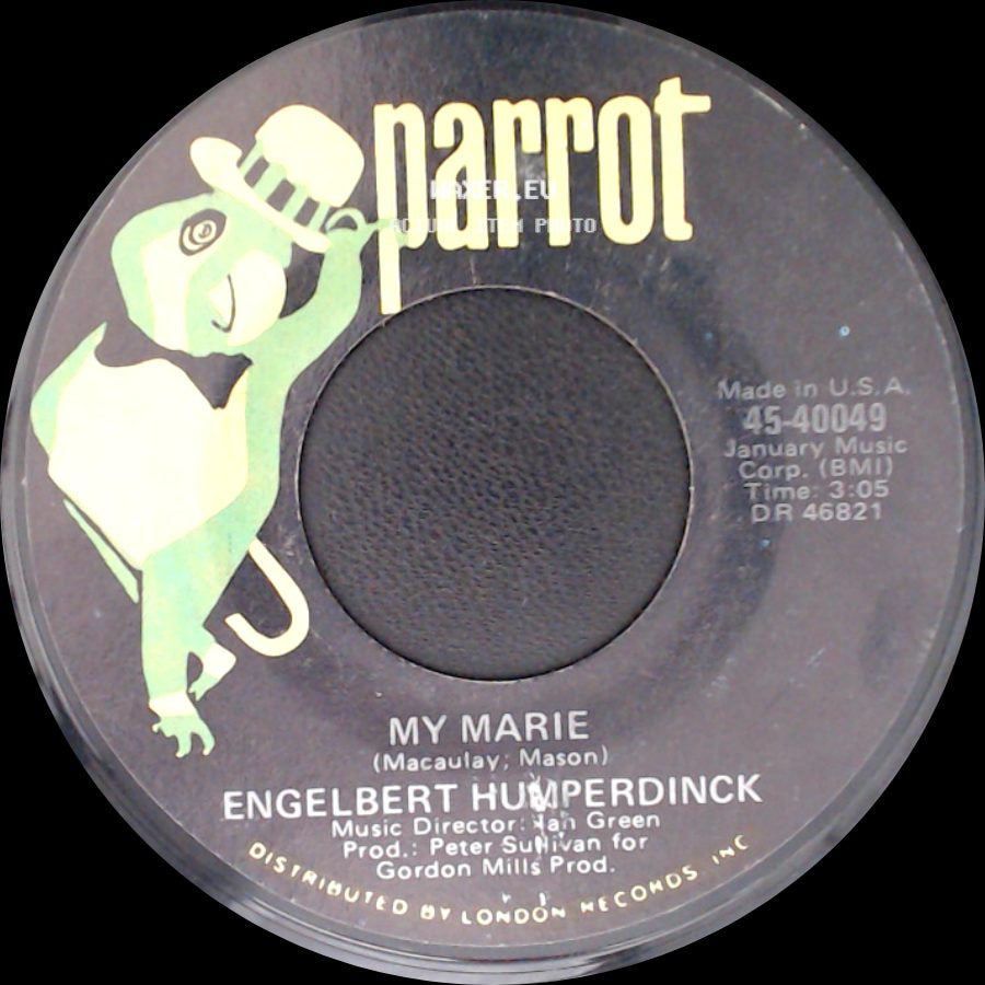 Engelbert Humperdinck - Our Song (La Paloma) / My Marie side B