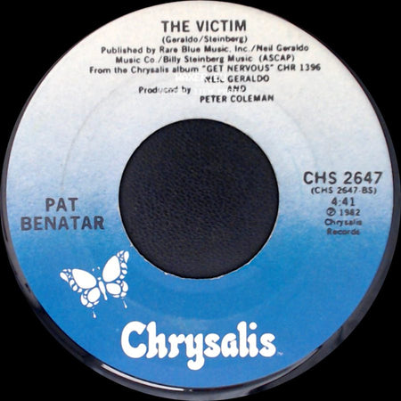 Pat Benatar - Shadows Of The Night / The Victim side B