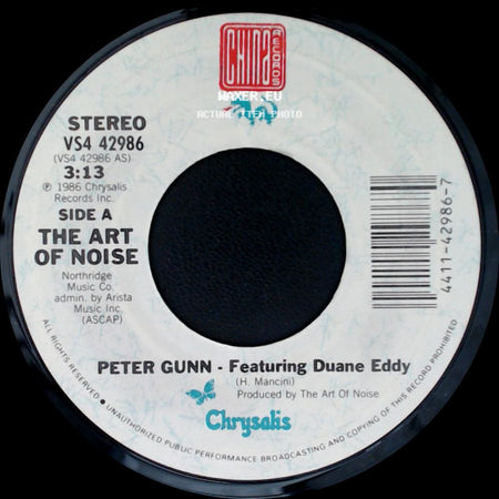 The Art Of Noise - Peter Gunn - Featuring Duane Eddy / Something Always Happens side A